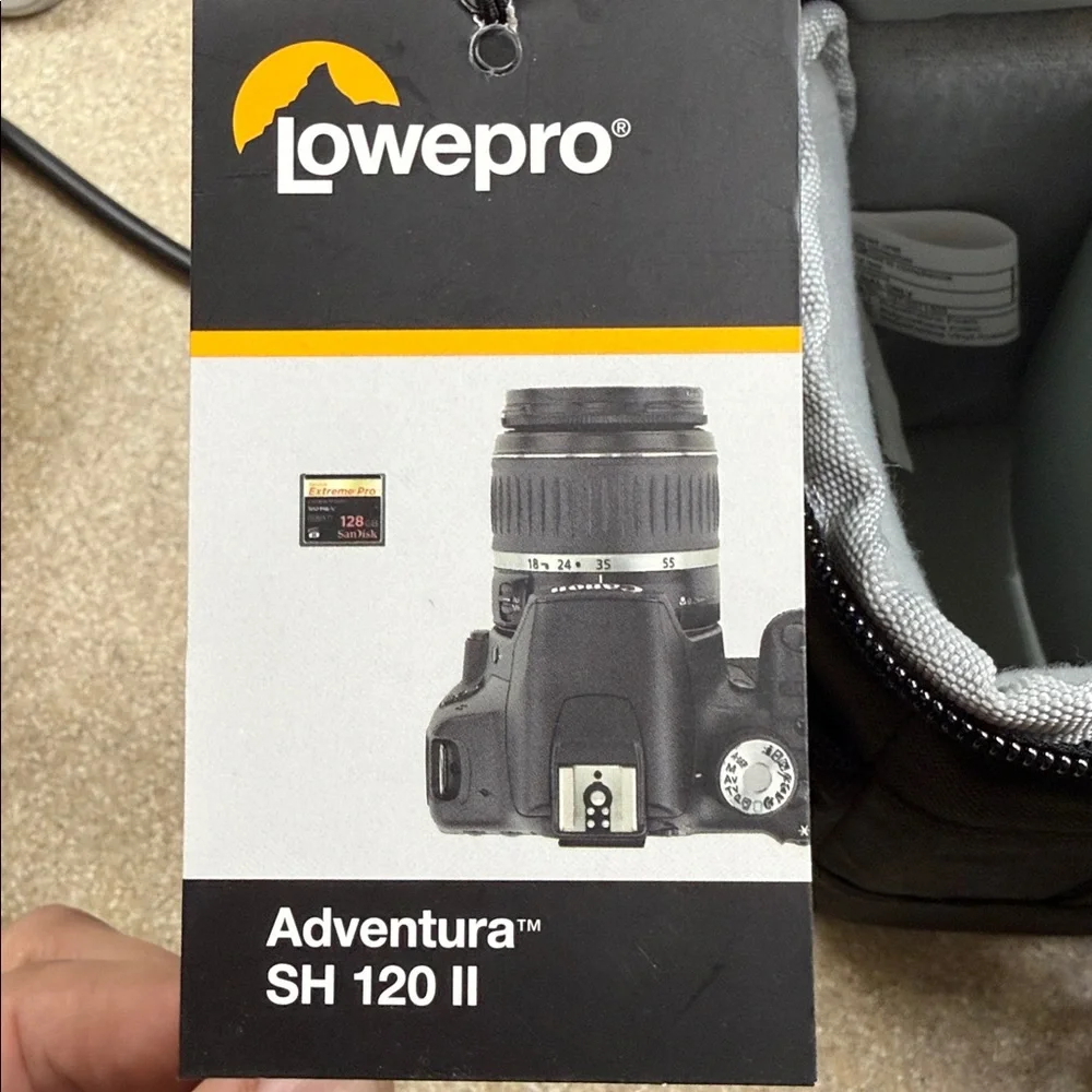 Lowepro Adventura SH 120 II Black and Orange Camera Bag